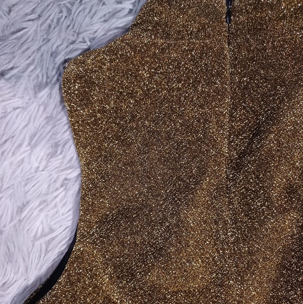 Rust shimmery Halter top - Picture 4 of 8
